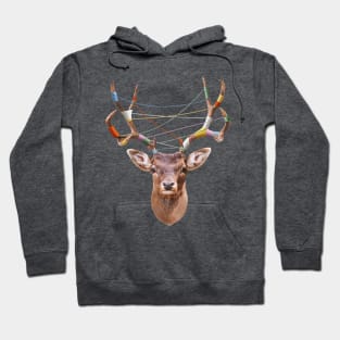 Woven Antlers Hoodie